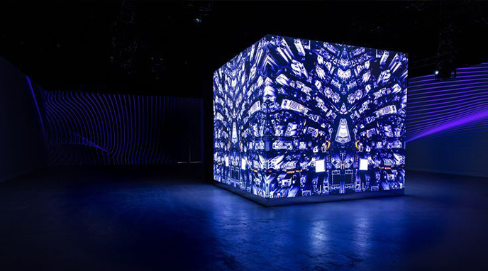 Cube LED display1